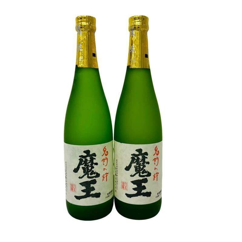 芋焼酎 魔王 720ml 25度 白玉醸造 名門の粋 まとめ2本セット 【未開栓】 42409K101-102