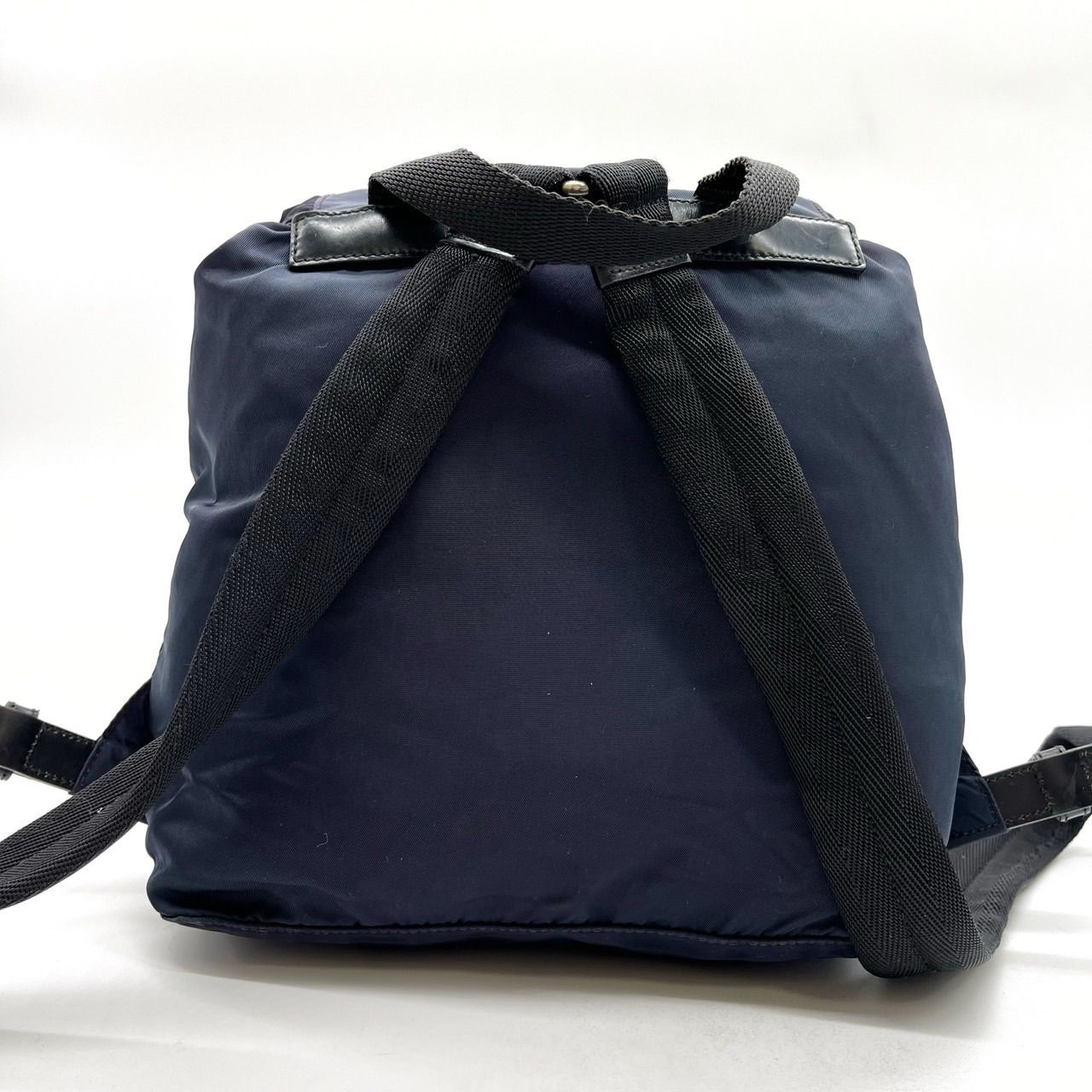 良品】 PRADA プラダ 三角プレート リュック バックパック 