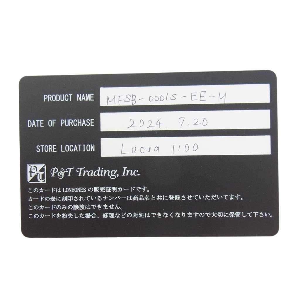 LONE ONES ロンワンズ ブレスレット MFSB-0003-R-M 販売証明書カード付 イーグルビード S イーグルアイ 6mm ストーン ビーズ ブレスレット グレー系 ブラック系【中古】 LONE ONES ロンワンズ ブレスレット MFSB-0003-R-M 販売証明書カード付