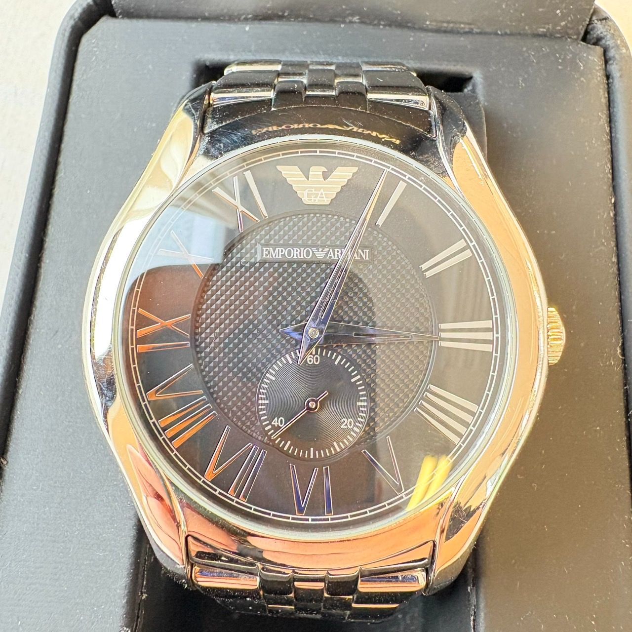 電池交換済み・動作品】EMPORIO ARMANI エンポリオアルマーニ アナログ