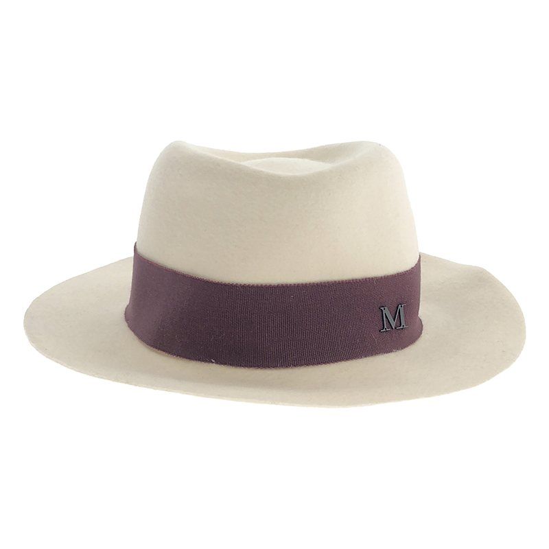 MAISON MICHEL PARIS メゾンミッシェル 帽子 ハット グレー MAISON