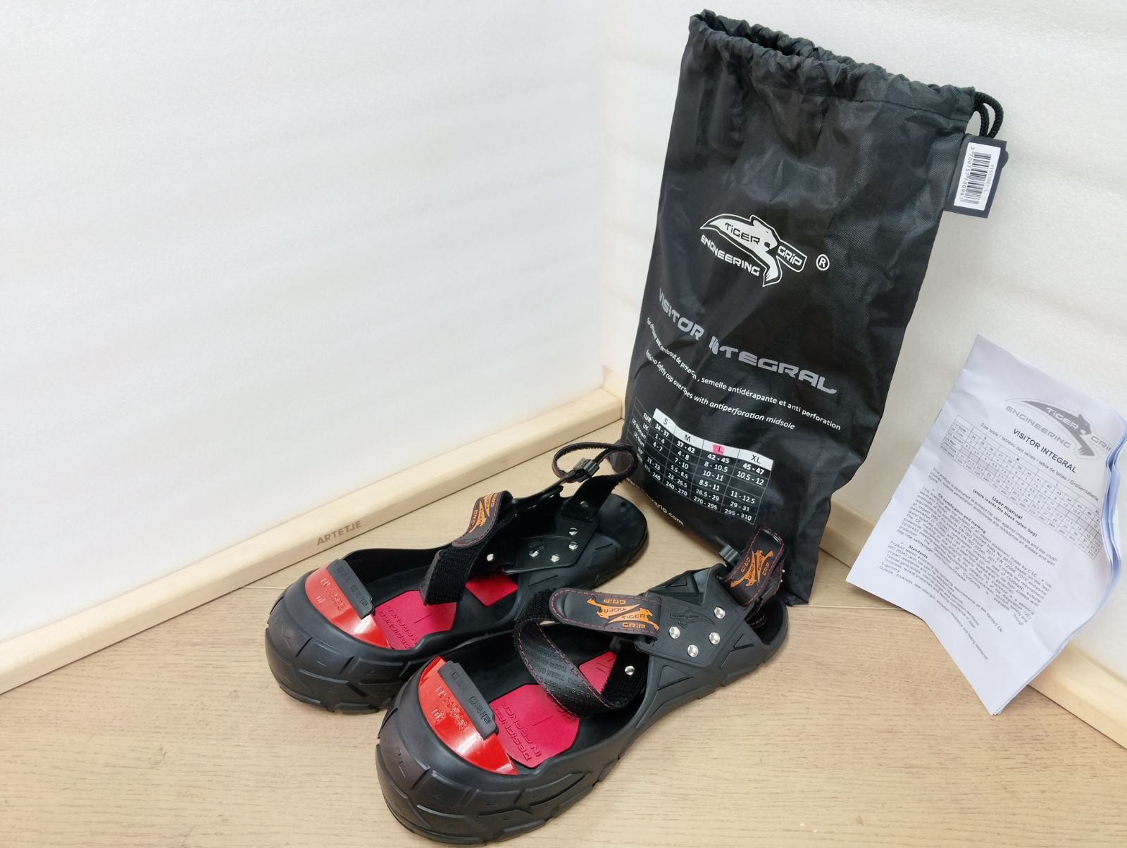未使用】安全靴 TIGERGRIP 耐滑用アウトソール 先芯 踏み抜き