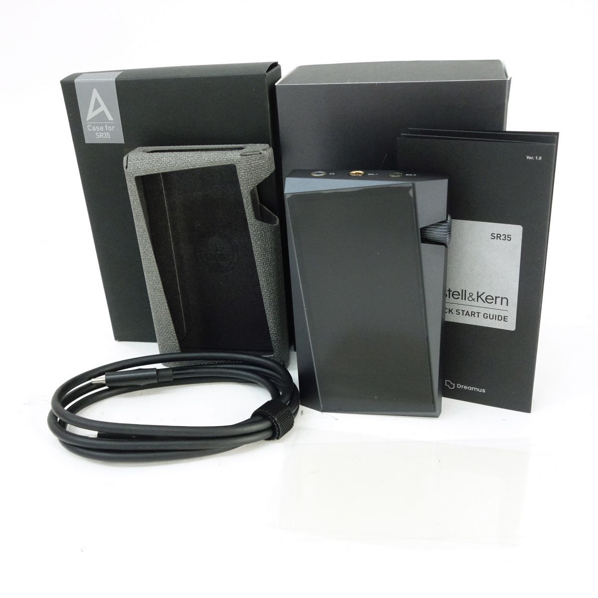 Astell-Kern A-norma SR35 IRV-AK-SR35 ポータブルオーディオプレーヤー 64GB チャコールグレー ケース付き