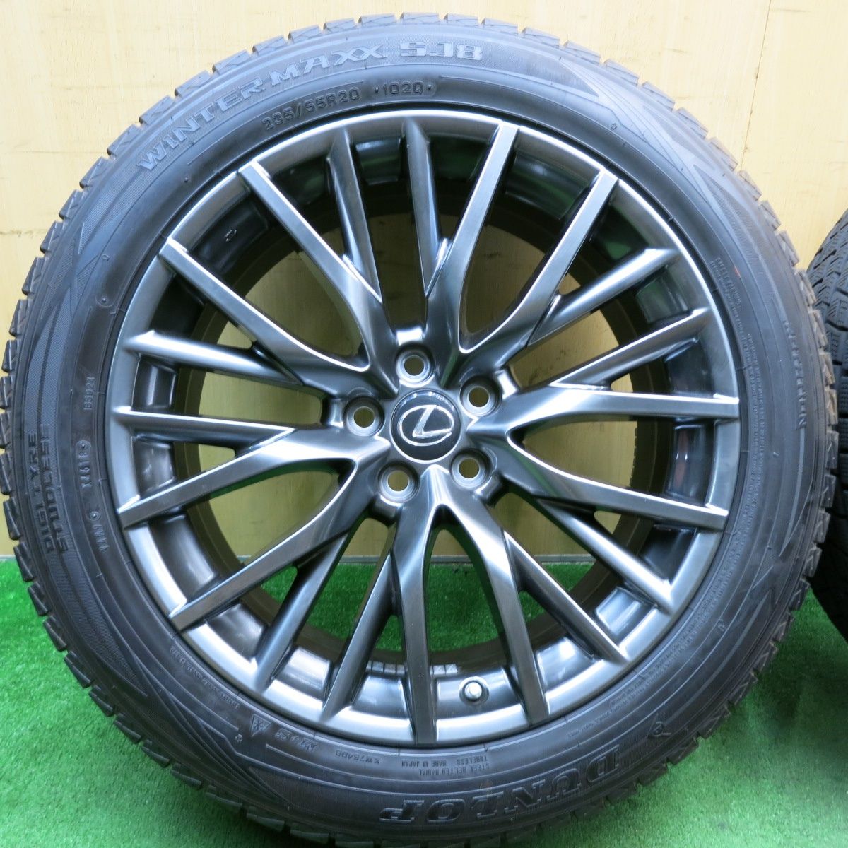 センサー付！バリ溝！キレイ！9.5分☆レクサス RX Fスポーツ 純正 235