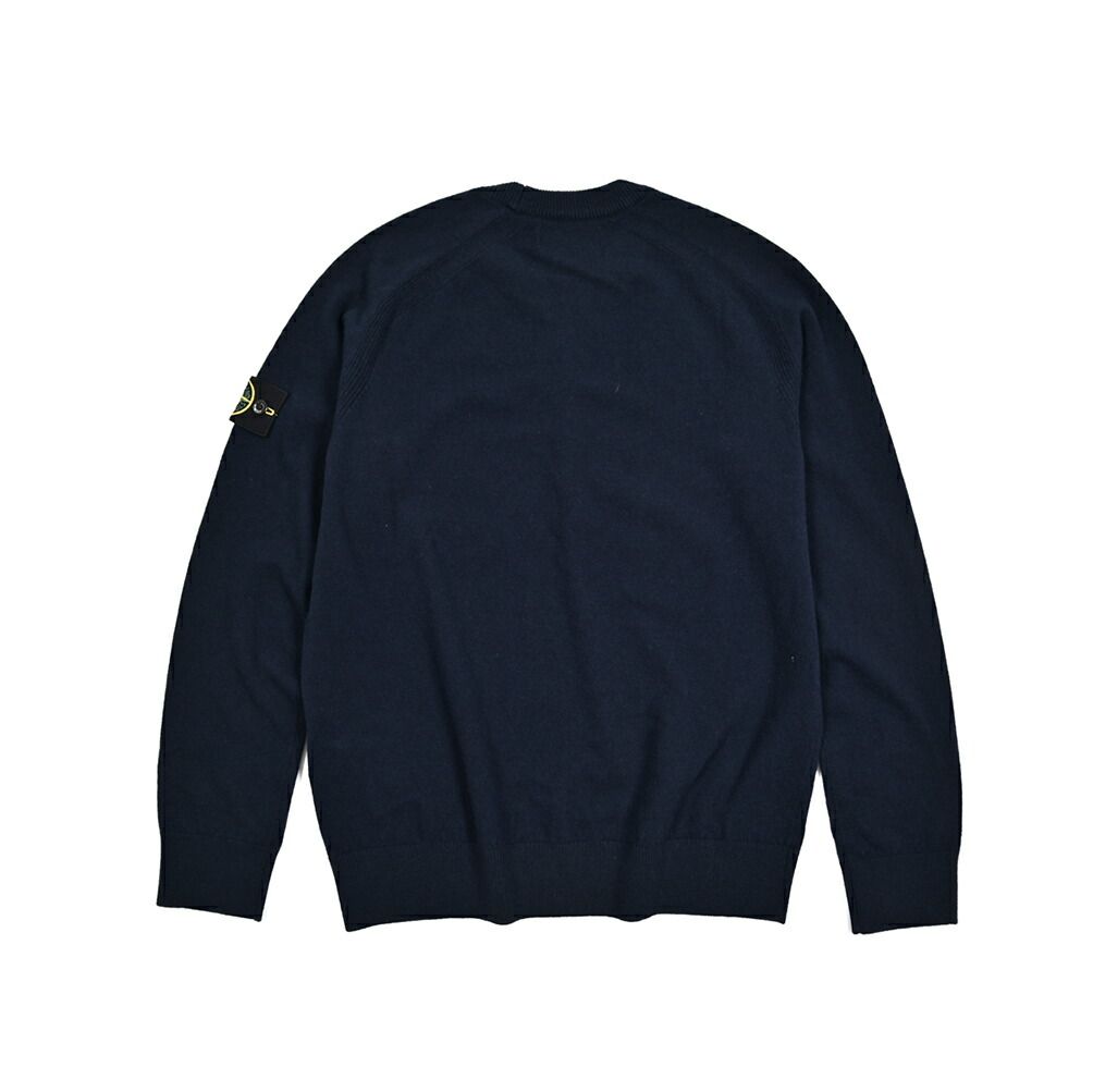 STONE  ネイビー 長袖セーター STONE ISLAND ストーンアイランド / ニットセーター クルーネック