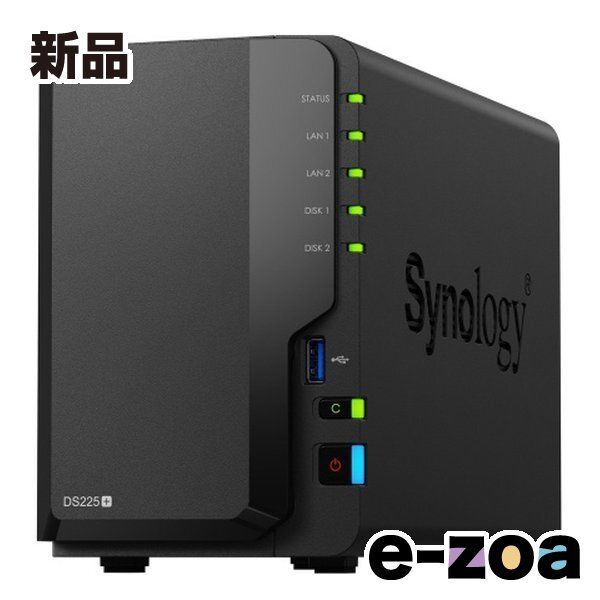 Synology シノロジー DiskStation NAS HDD 1TB*2 計2TB DS220+