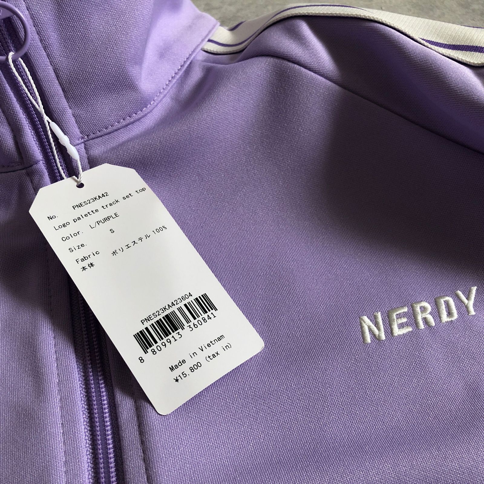 NERDY ジャージ上下セット 新品 定価2.8万 NERDY トラック ジャージ 上下セット ジャケット +