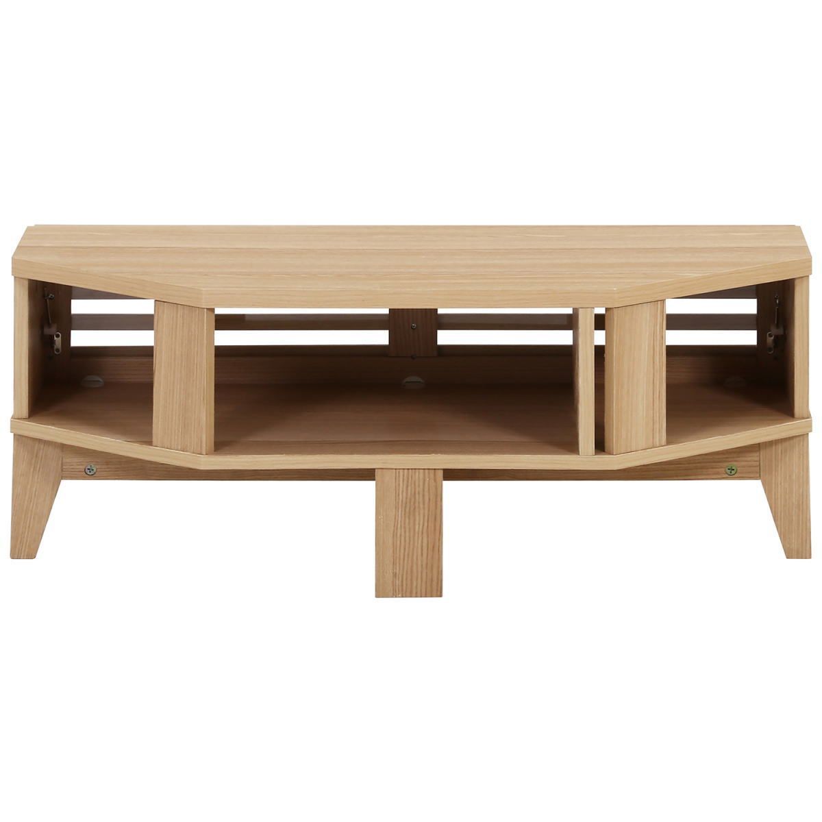 コーナーTV台 100cm幅 ライン ナチュラル99322＜テレビ台 TV台