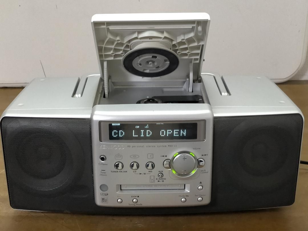 ケンウッド CD・MD・ラジオパーソナルステレオ MDX-L1 250324-4