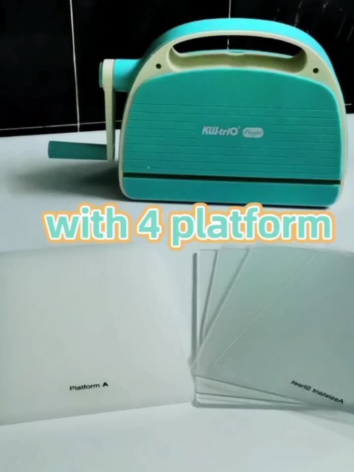 新着商品 手動エンボス加工機4枚セット折りたたみ式DIYカード作りに最適XId