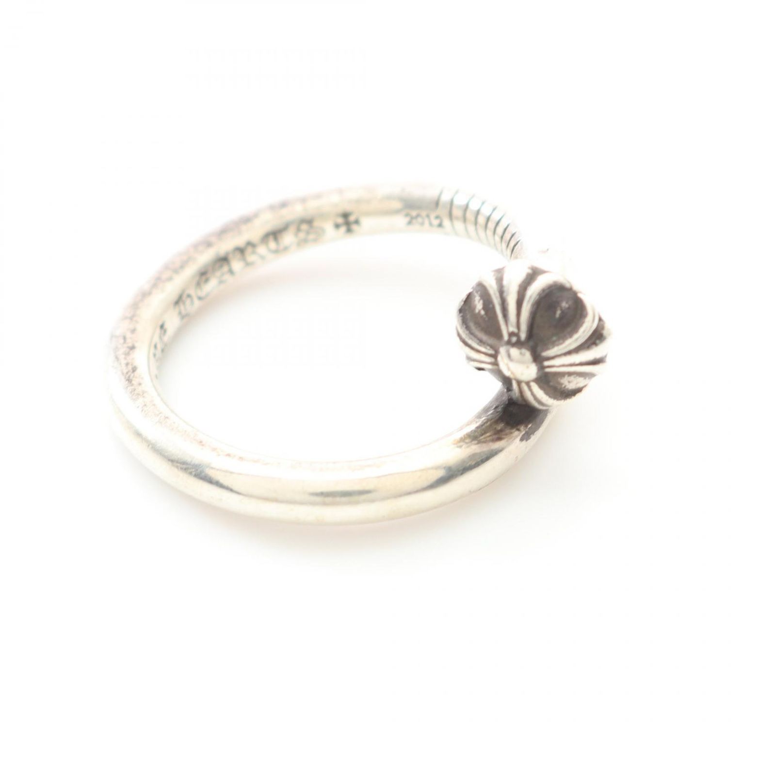 CHROME HEARTS クロムハーツ NAIL CRSBALL ネイル クロスボール リング 