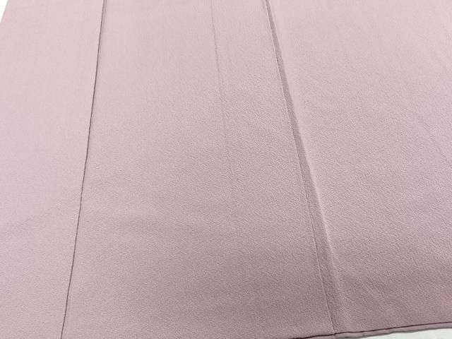 平和屋着物▽上質な色無地 単衣 薄葡萄色 正絹 逸品 AAAW7895fy