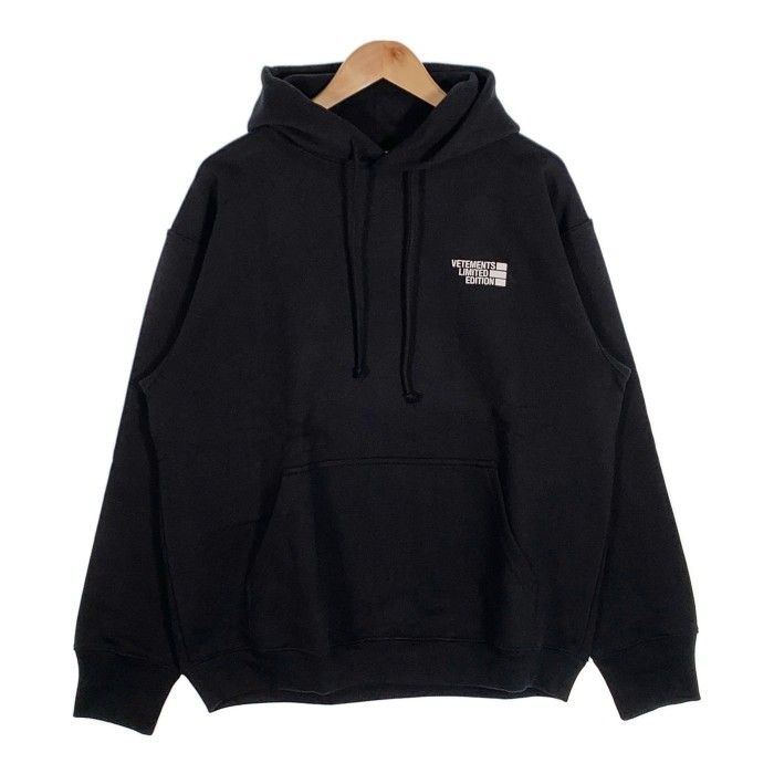 VETEMENTS ヴェトモン 21SS HOODYS 刺繍ロゴ プルオーバーパーカー 