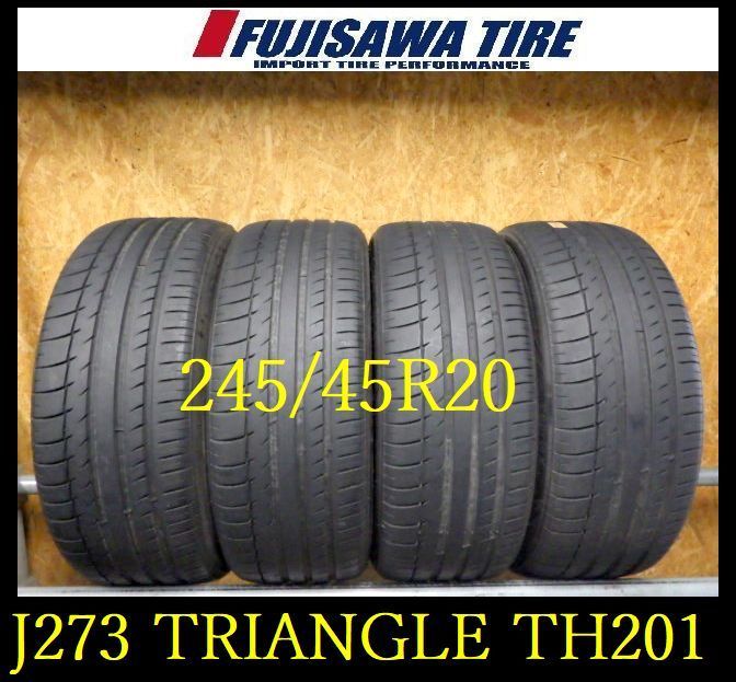 J273 G◆ ◆ 製造 約7部山◆TRIANGLE Sportex TH201◆245 45R20◆4本