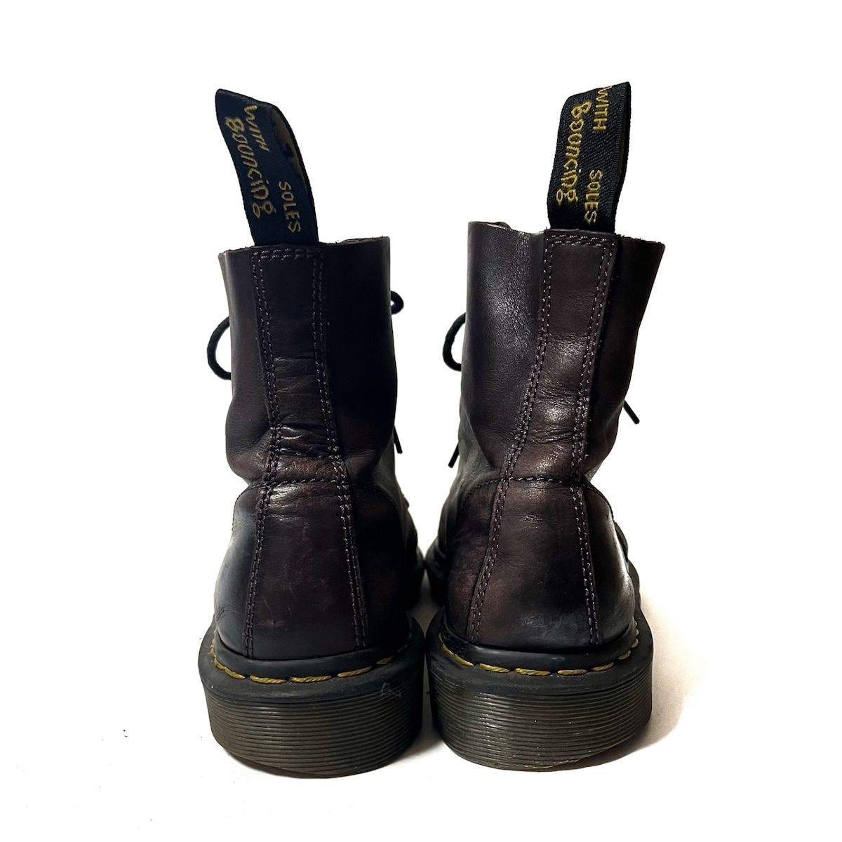 Dr.Martens(ドクターマーチン) ショートブーツ UK 7 メンズ - ボルドー レザー - メルカリ