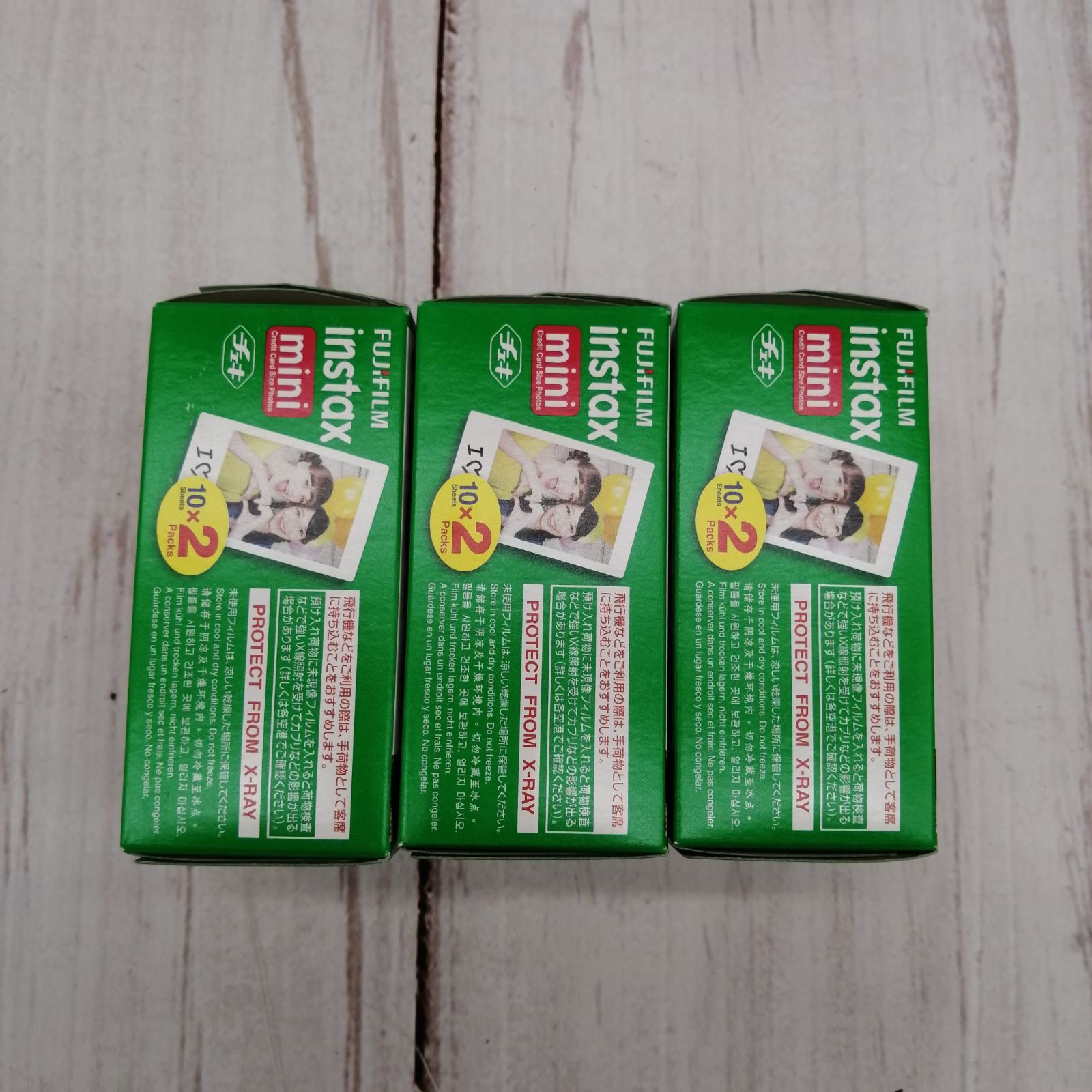 FUJI FILM 富士フイルム instax mini チェキフィルム 20×3箱 FUJI FILM 富士フイルム instax mini チェキフィルム 20×3箱