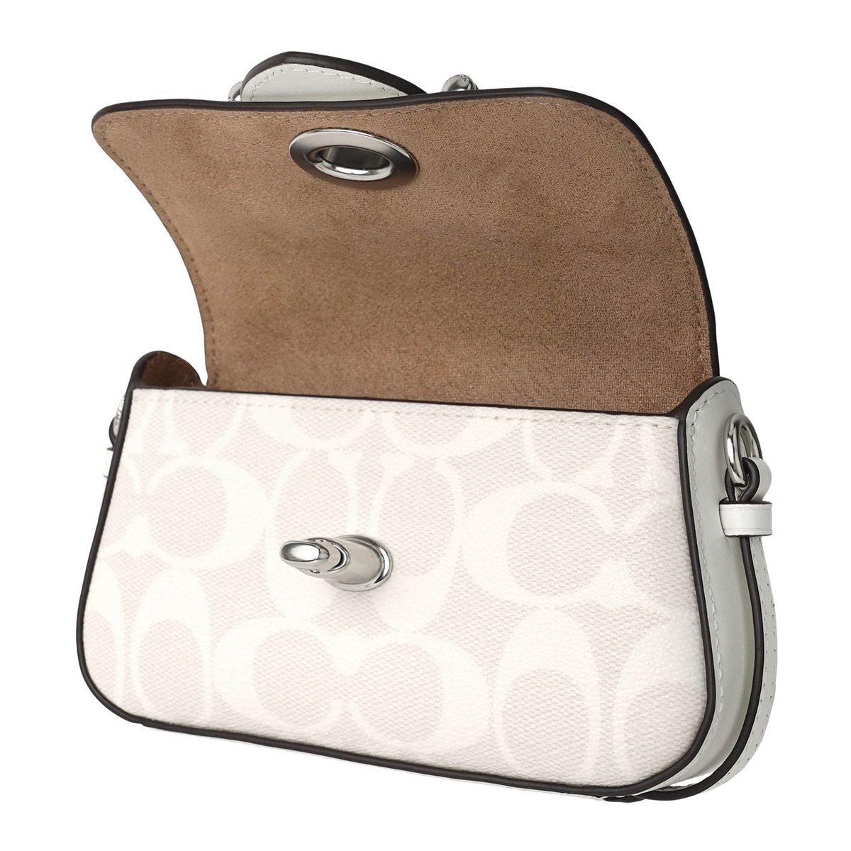 新品 コーチ COACH ショルダーバッグ BRIE MINI CROSSBODY チョーク/グレイシャーホワイト 新品 コーチ COACH ショルダーバッグ BRIE MINI CROSSBODY チョーク