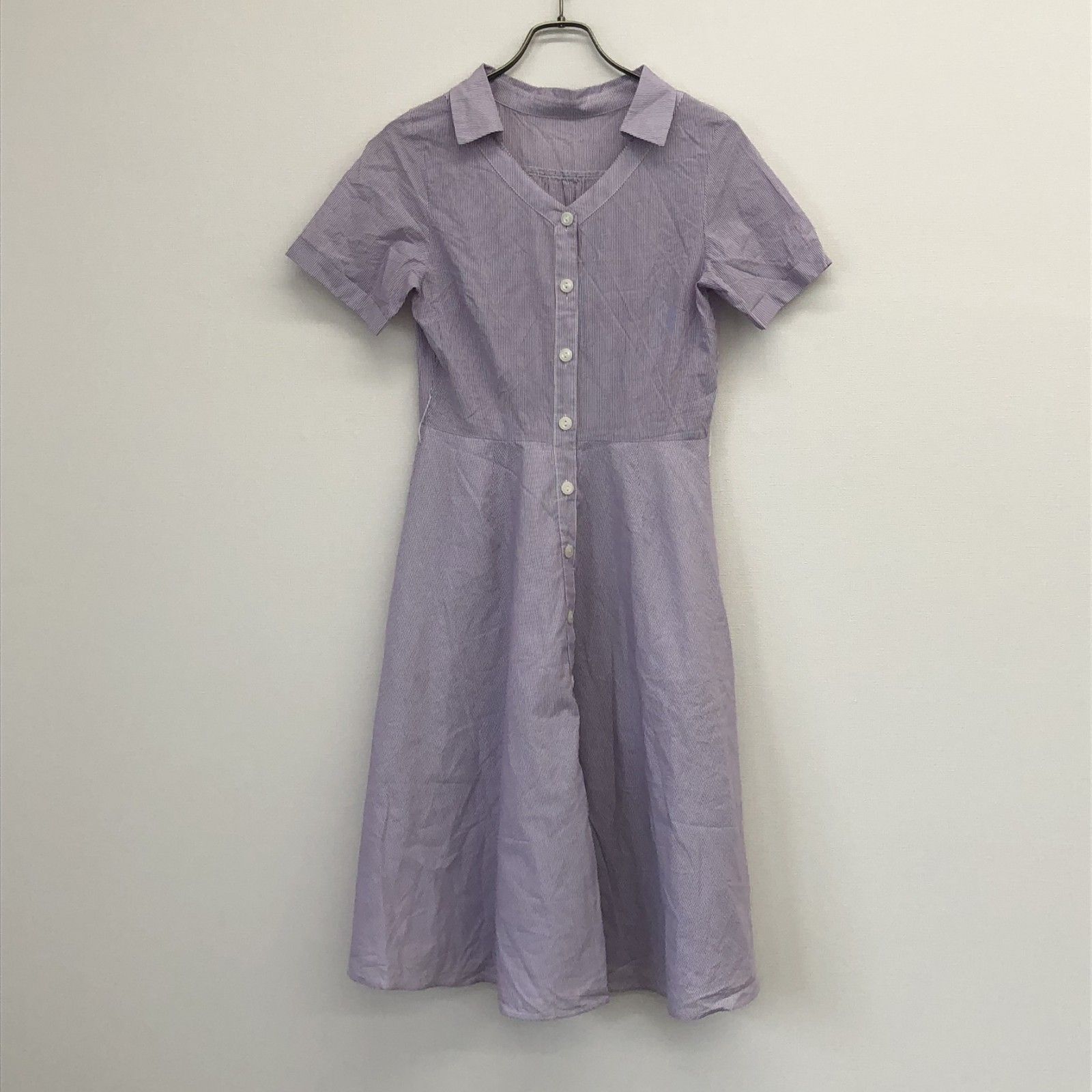 PROPORTION BODY DRESSING プロポーションボディドレッシング ワンピース シャツワンピース サイズ3 紫系