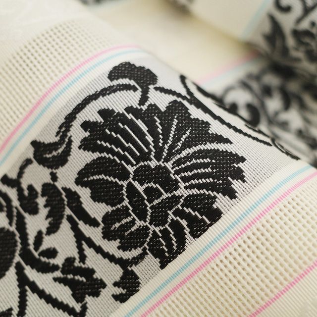 専用帯2482 ○高級 正絹 本場筑前博多織 全通 松葉仕立て 名古屋帯 博多織