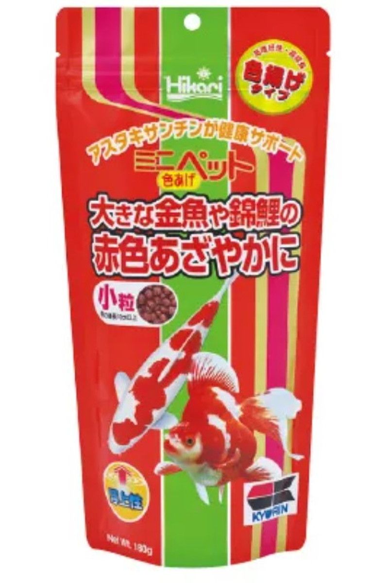 【同梱不可】【50個セット】キョーリン ひかりミニペット色あげ180g