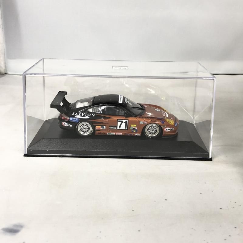 【中古】ミニチャンプス 1/43 ポルシェ 911 GT3 カップ 2005 デイトナ SAVVION #71 400056271 開封品[97]