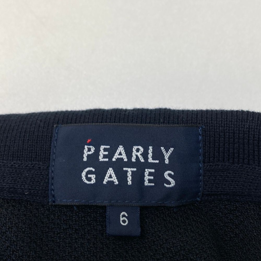 PEARLY GATES ネイビーシャツ サイズ6 PEARLY GATES ネイビー シャツ サイズ6 - メンズウェアブランド