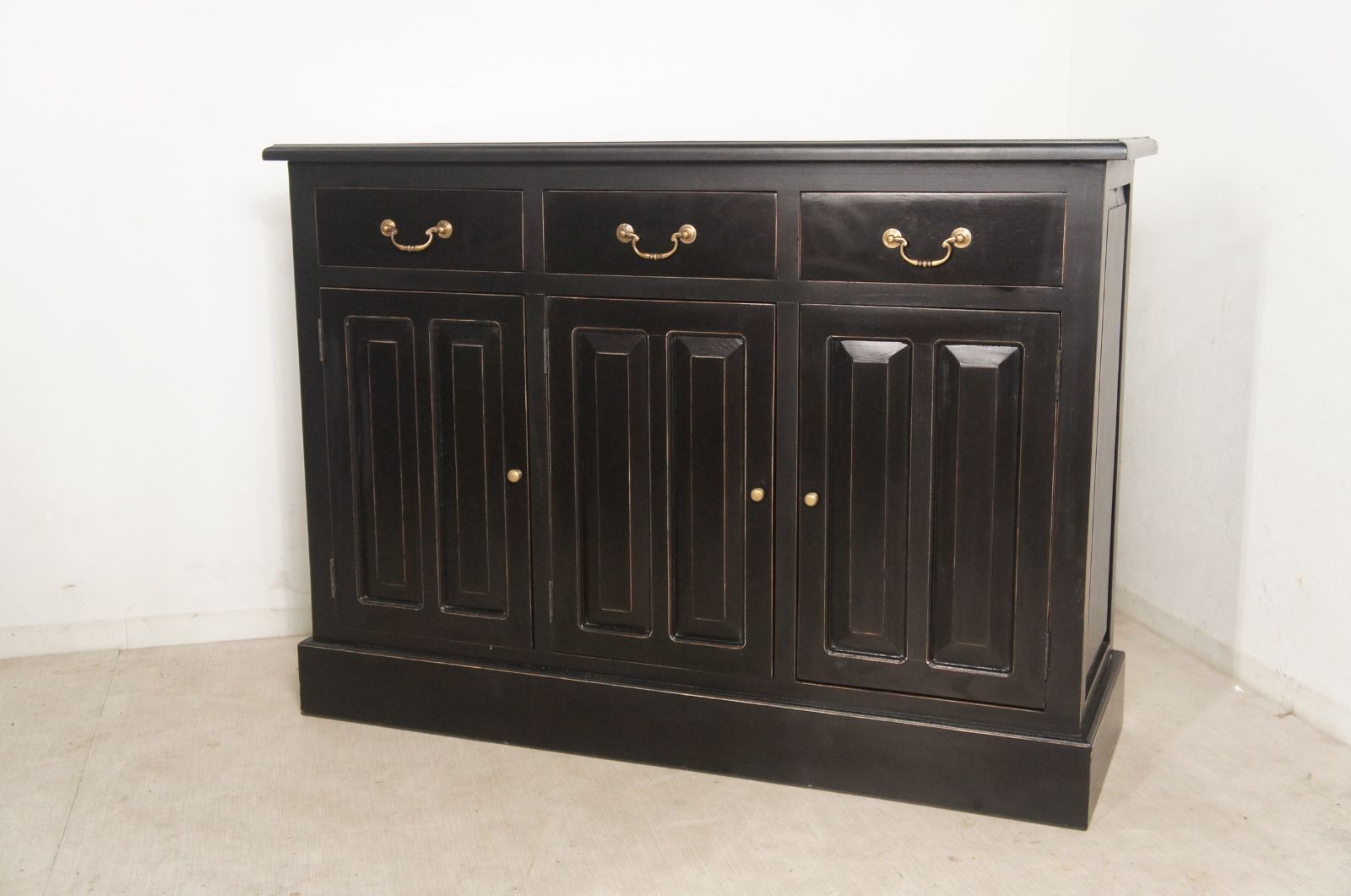 アンティーク調 レジスターカウンター サイドボード 3ドロワー oth-224-BRK