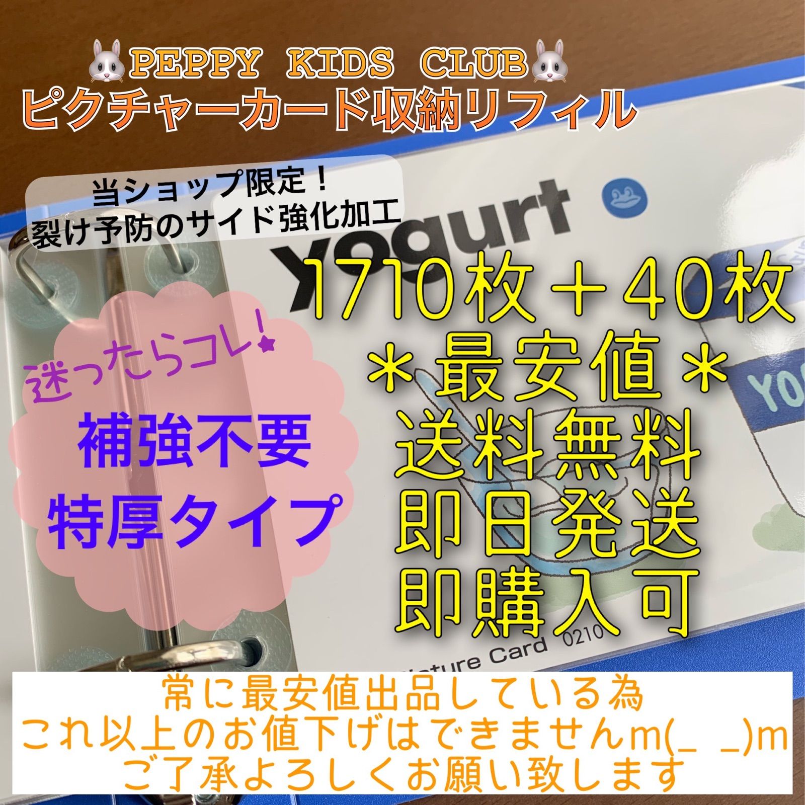 ペッピーキッズ カード収納袋 ピクチャーカード モラモラ リフィル 最 