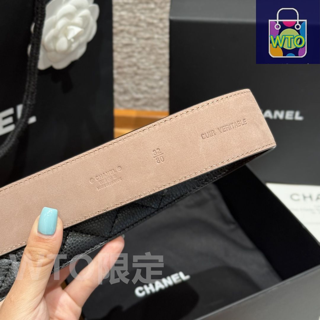 CHANEL ベルト空箱 今日WTO】Chanel ニューモデル レディースベルト-1-EZ79 - メルカリ
