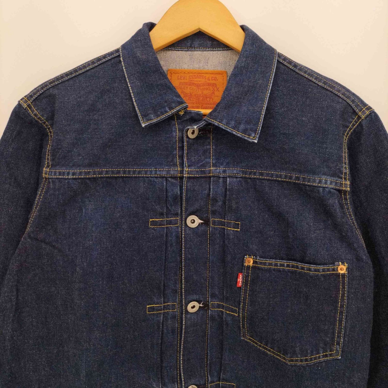 リーバイス Levis 90S 日本製 506 1ST BIG E ボタン裏J02刻印 デニム