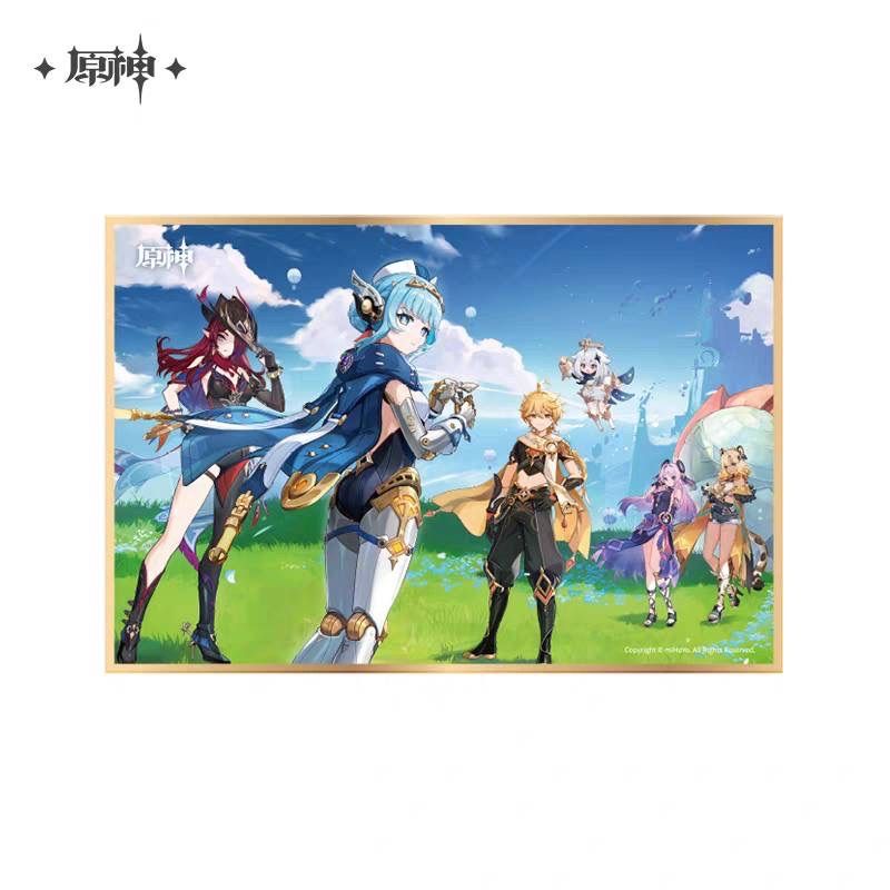 公式正規品 色紙 原神 ベネット ムアラニ ウェンティ チャスカ