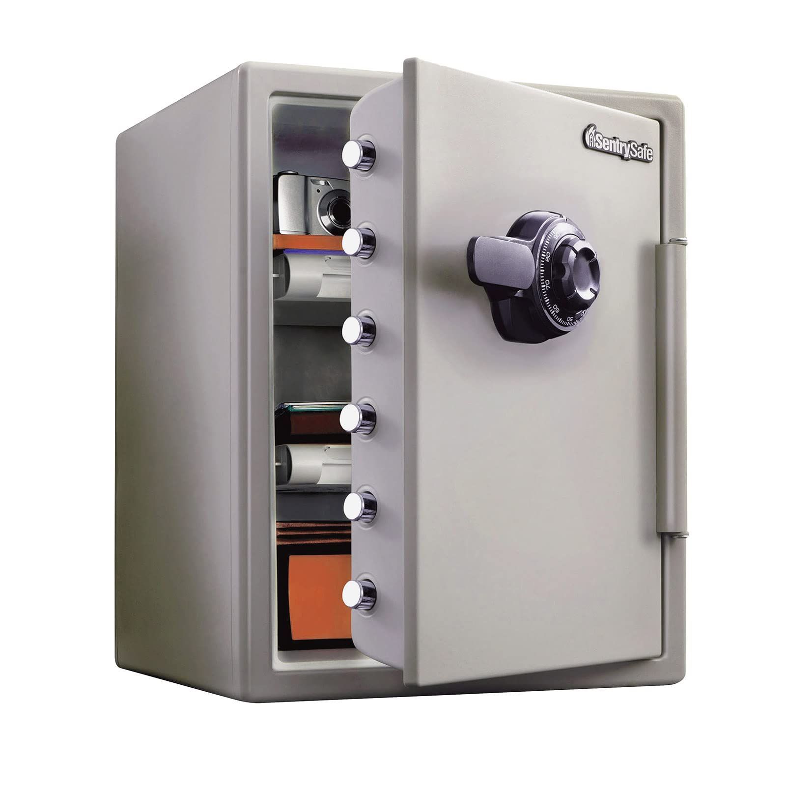 SENTRY セントリー 金庫 家庭用 UL規格 1時間 耐火 56.6L A4 ダイヤル トレイ ダブグレー JF205CV