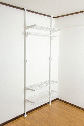 棚付き突っ張りクローゼット WJ-360WH