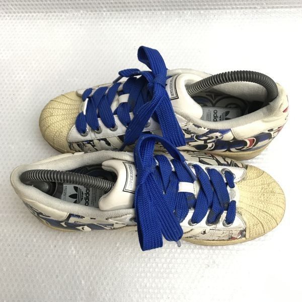 希少品★/アディダス/super star 35th anniversary★graphic スニーカー【24.5】35周年記念モデル/sneakers/Shoes/trainers◆sG-137 希少品☆adidas/アディダス/super star 35th anniversary☆graphic