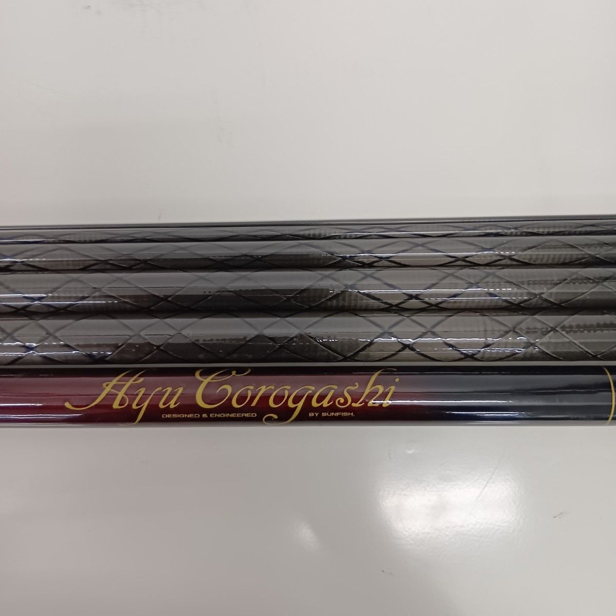 サンフィッシュ ロッド 万能竿 程度B アユ コロガシ ダブルカーボ 超硬 70 鮎竿 サンフィッシュ ロッド 万能竿 程度B アユ コロガシ ダブル