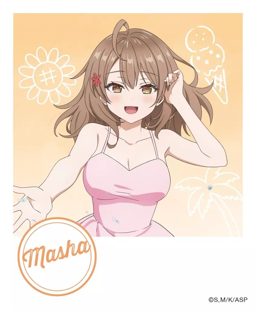 Y*u様 正規サイズ　マーシャ　マリヤ・ミハイロヴナ・九条　シークレットバスタオ キャラカード マリヤ・ミハイロヴナ・九条(マーシャ/縦アップ