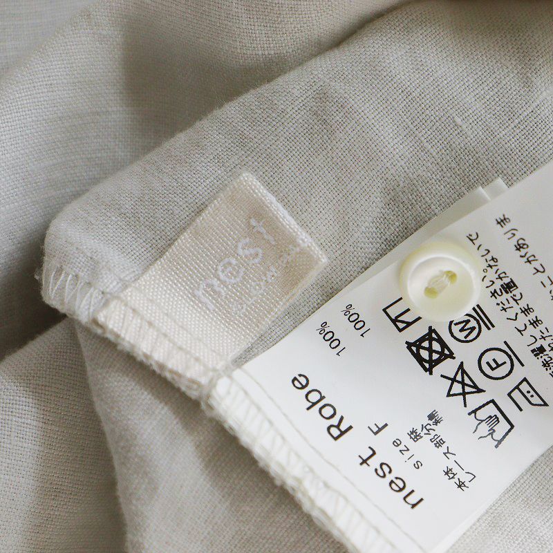 2021SS ネストローブ nest Robe レースカラー2wayスモック ワンピース