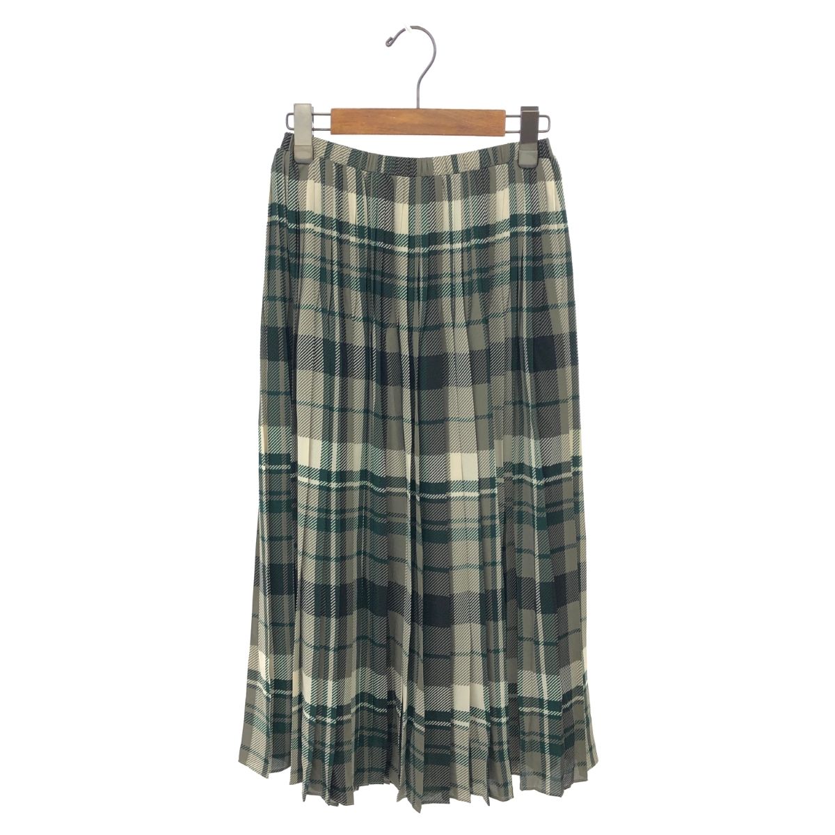 未使用品 Spick&Span スピック&スパン チェックプリーツスカート  
