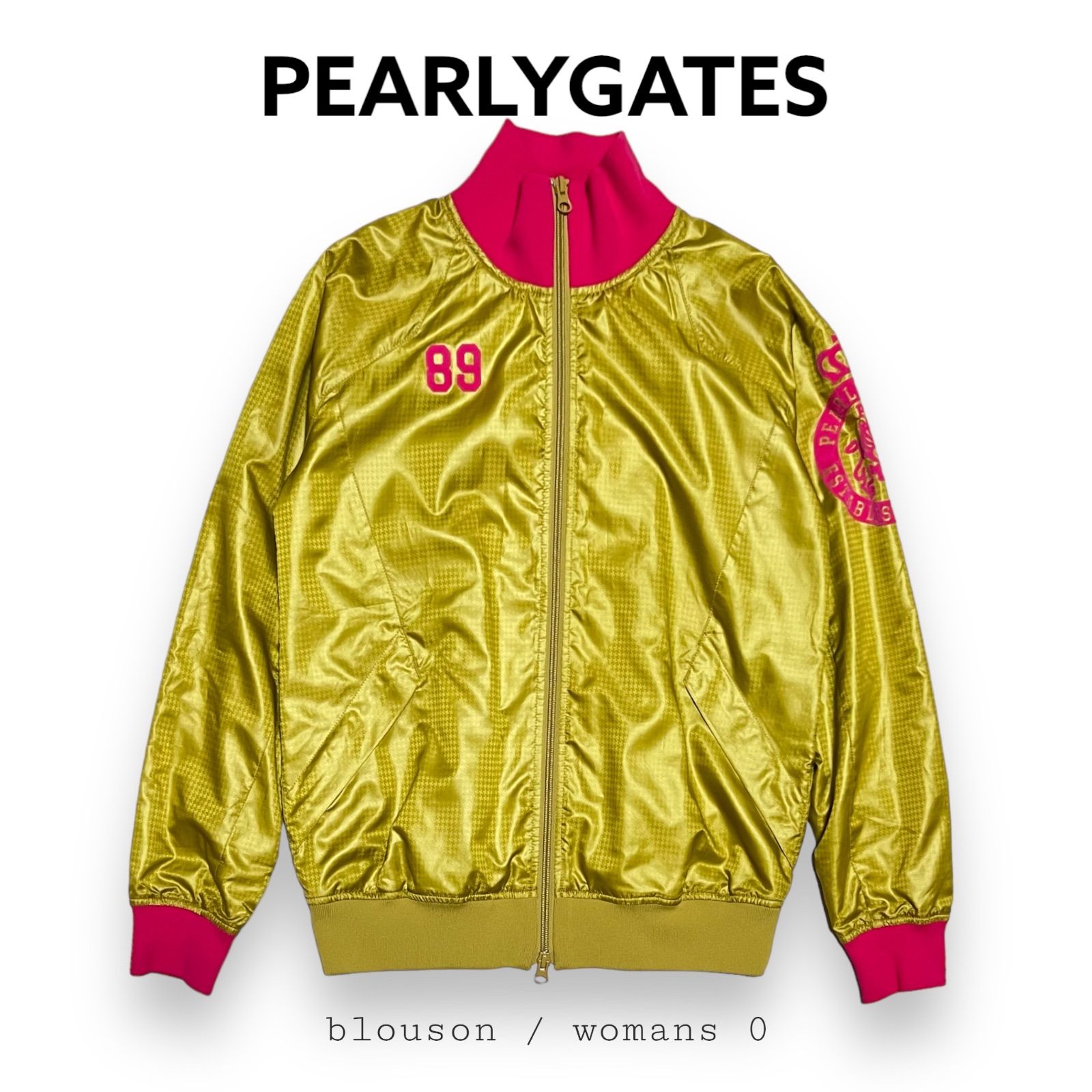 レディース 美品 PEARLY GATES タフレックス ブルゾン サイズ0 