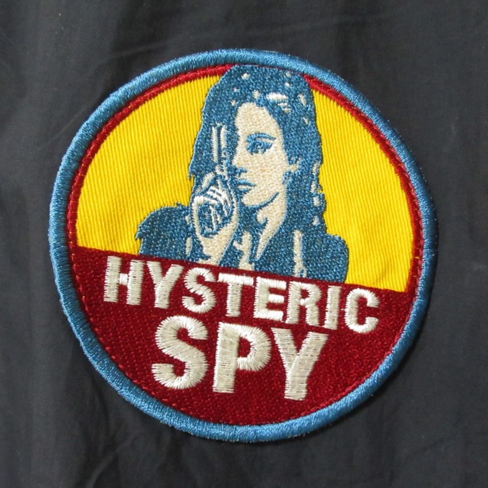 HYSTERIC GLAMOUR SPYワッペン スタンドカラーブルゾン M HYSTERIC GLAMOUR - HYSTERIC SPYワッペン スタンドカラー