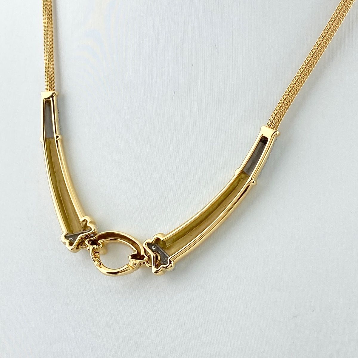 石川暢子 アズタイム グレース＆コンポーズ ネックレス K18 Pt900