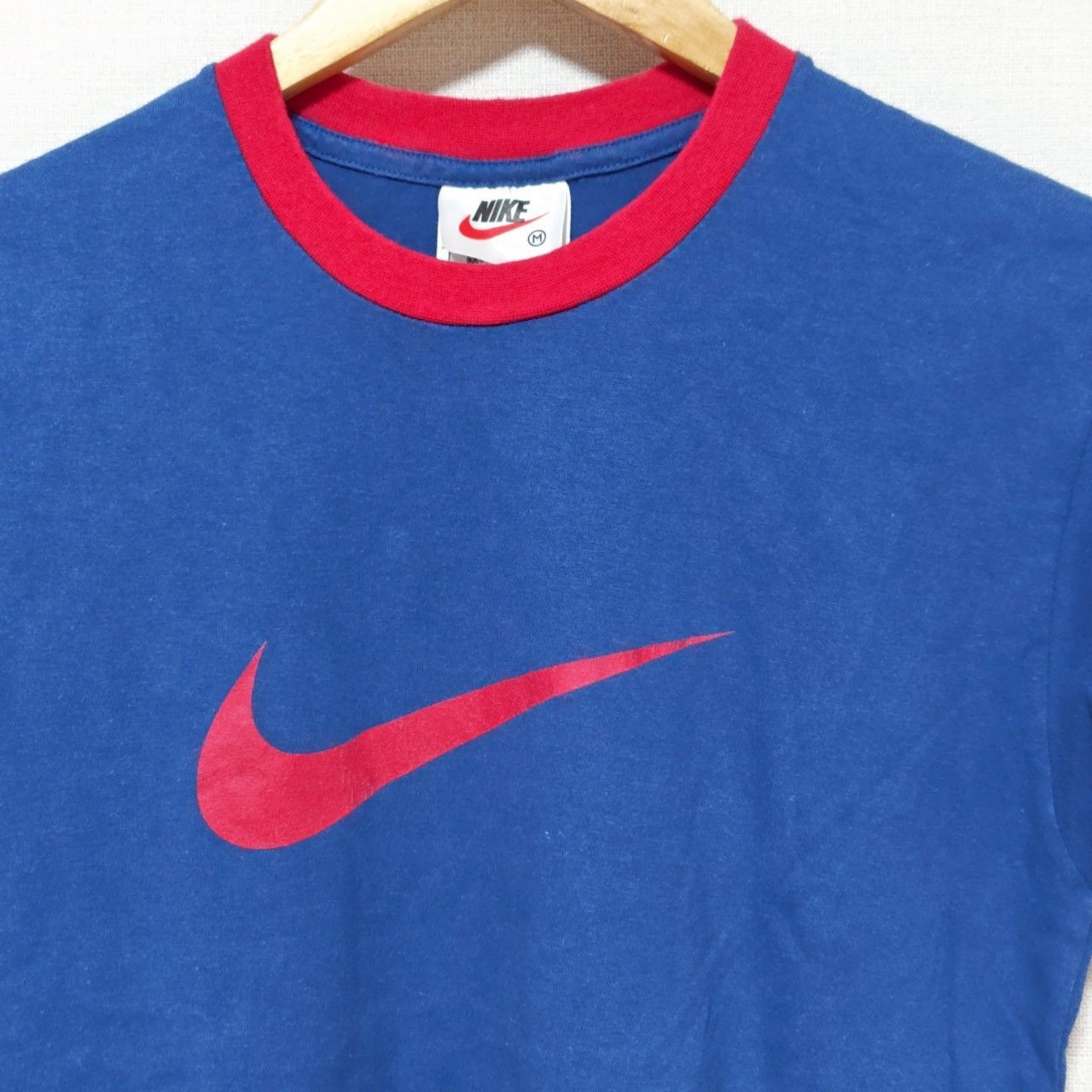 国内配送★NIKE★リンガーTシャツ 配色がアクセント ブランド古着】リンガーTシャツ（Tシャツ/カットソー）｜NIKE