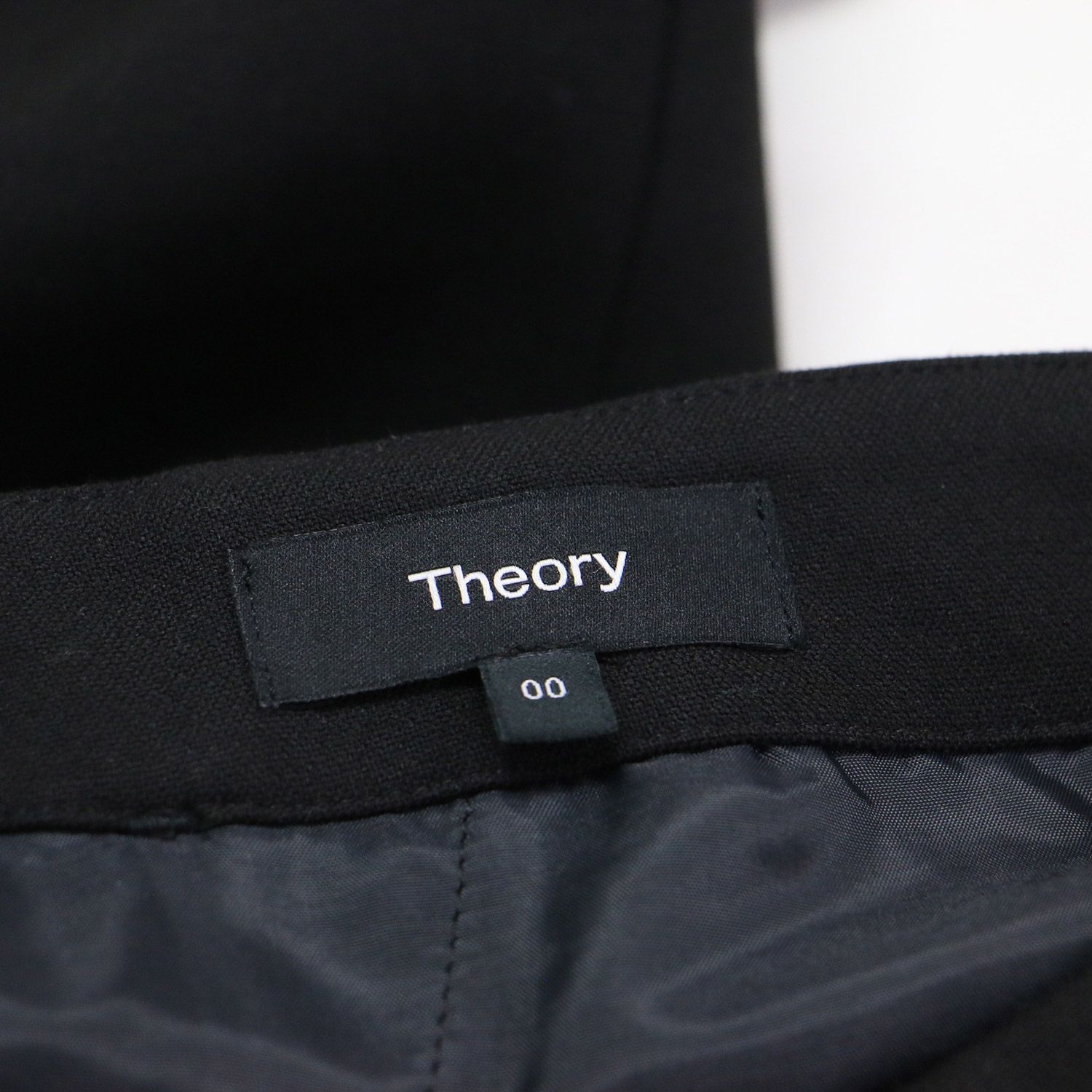 Theory セオリー パンツ ブラック 黒 サイズ 00 XS 22秋冬 スリム テーパード パンツ Bistretch Double 3 Padra Gz スラックス ストレッチ ボトムス ズボン レディース DECORATOM_COM_BR