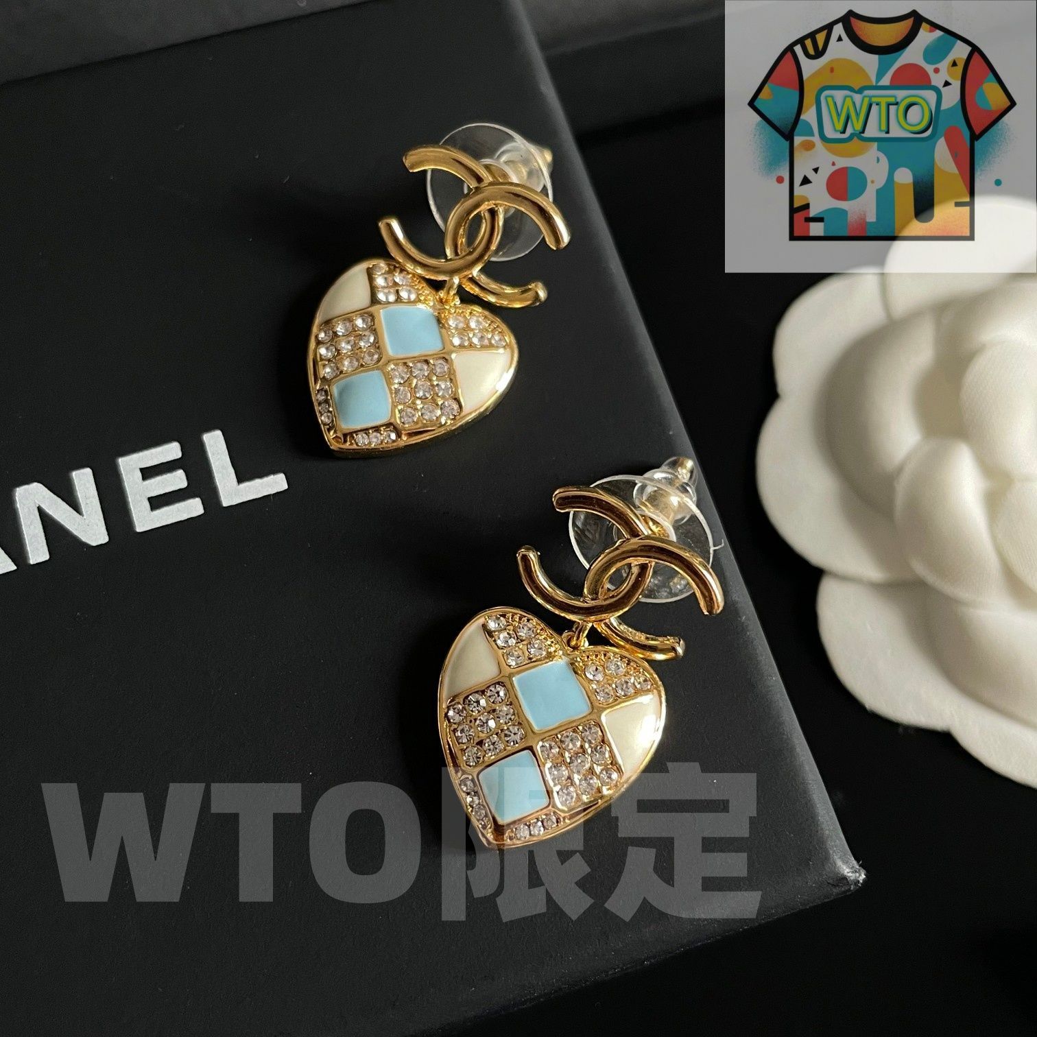 今日WTO】CHANEL ヴィンテージ ダブル C ピアス 送料無料 限定