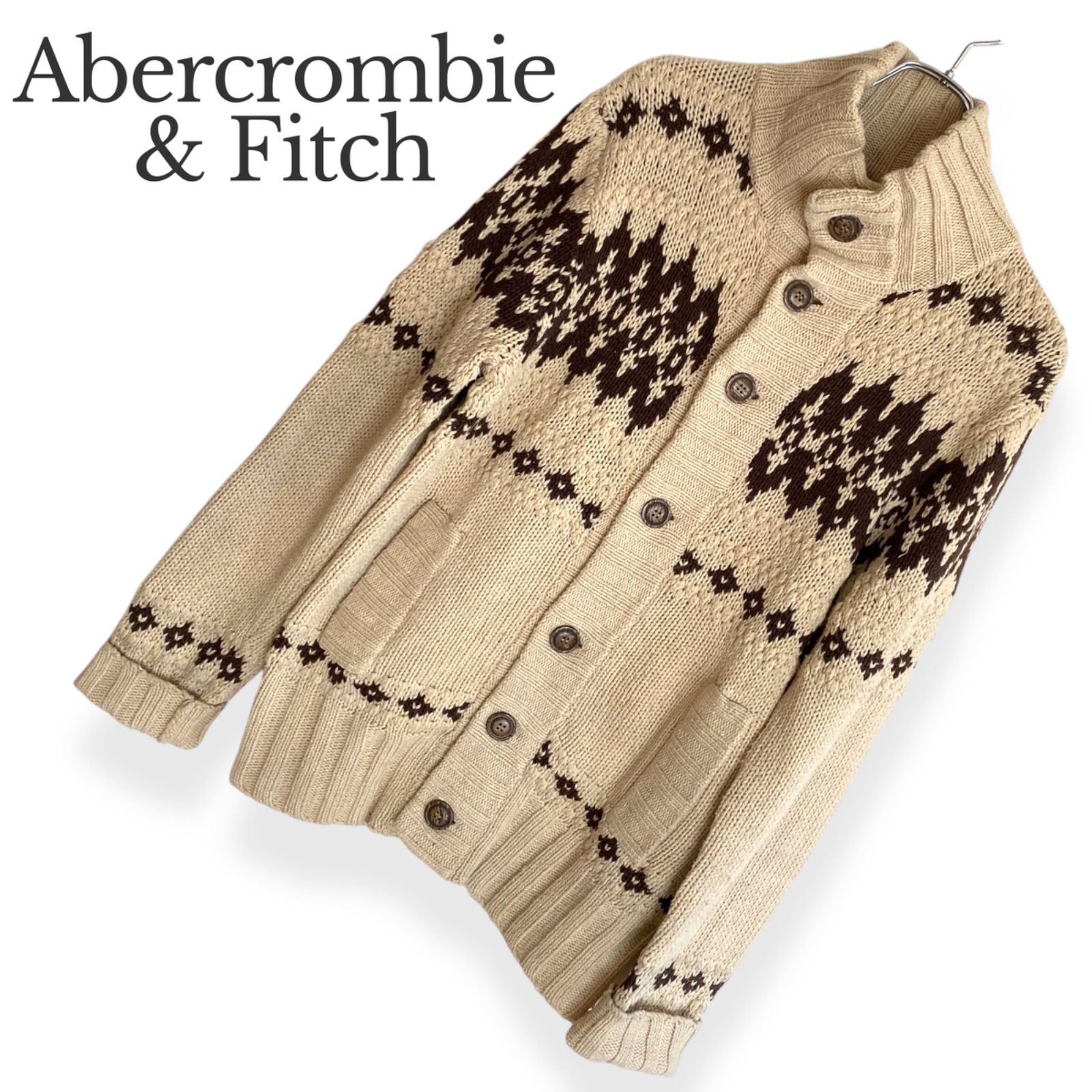 Abercrombie&amp;Fitch アバクロビーアンドフィッチ ベージュ ノルディック