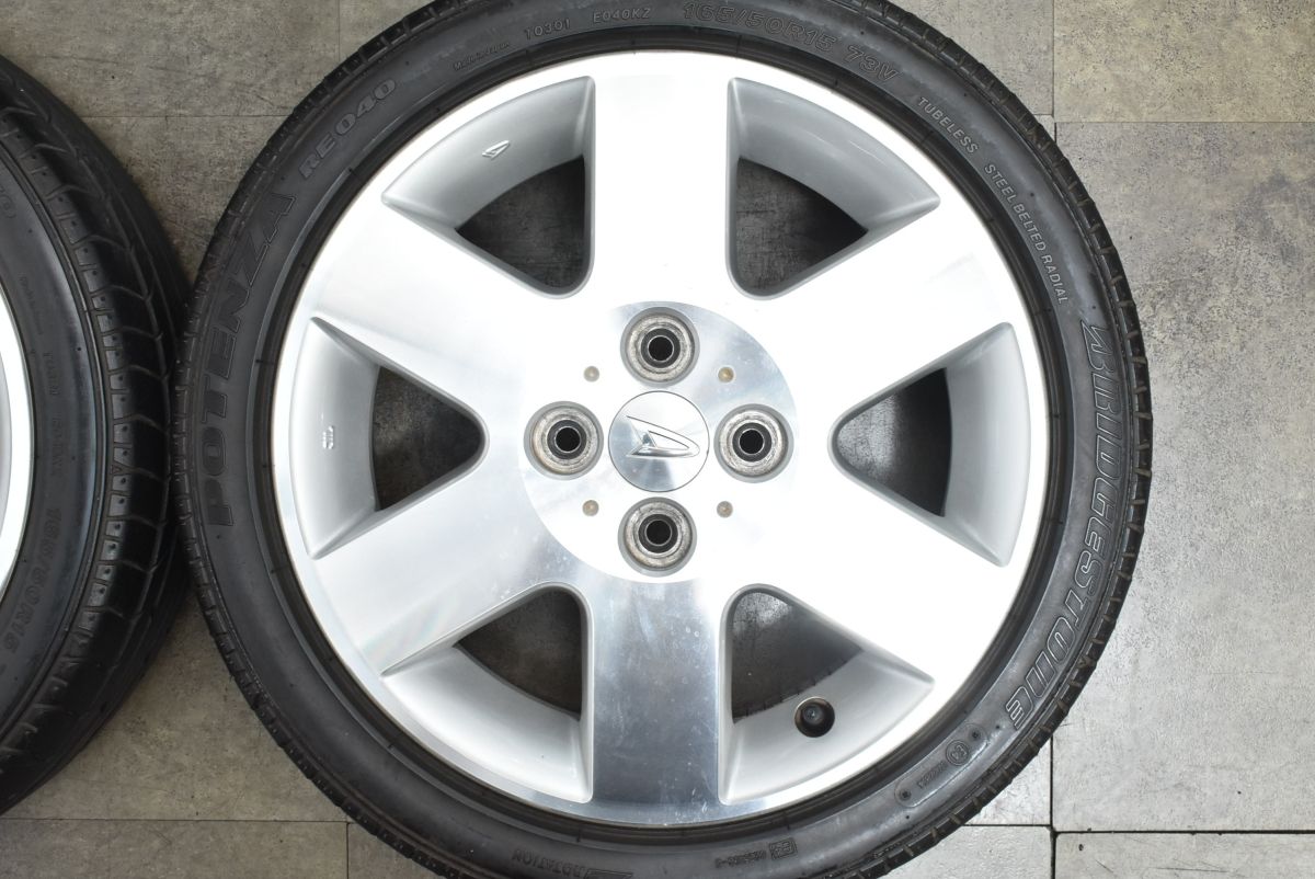 ホイールのみ販売可】ダイハツ コペン 純正 15in 4.5J +45 PCD100