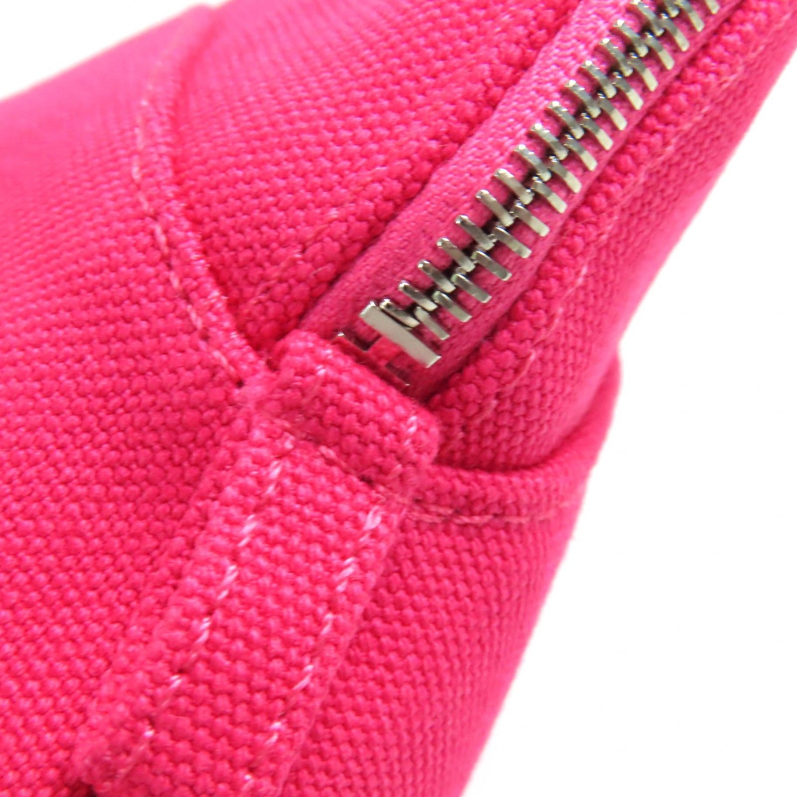 極美品△HERMES エルメス ボリードポーチ MM ハイビスカス Hロゴ刺繍