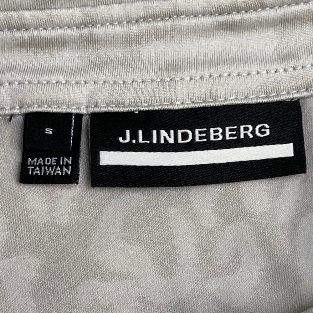 サイズ：S J.LINDEBERG ジェイリンドバーグ 半袖ポロシャツ レオパード
