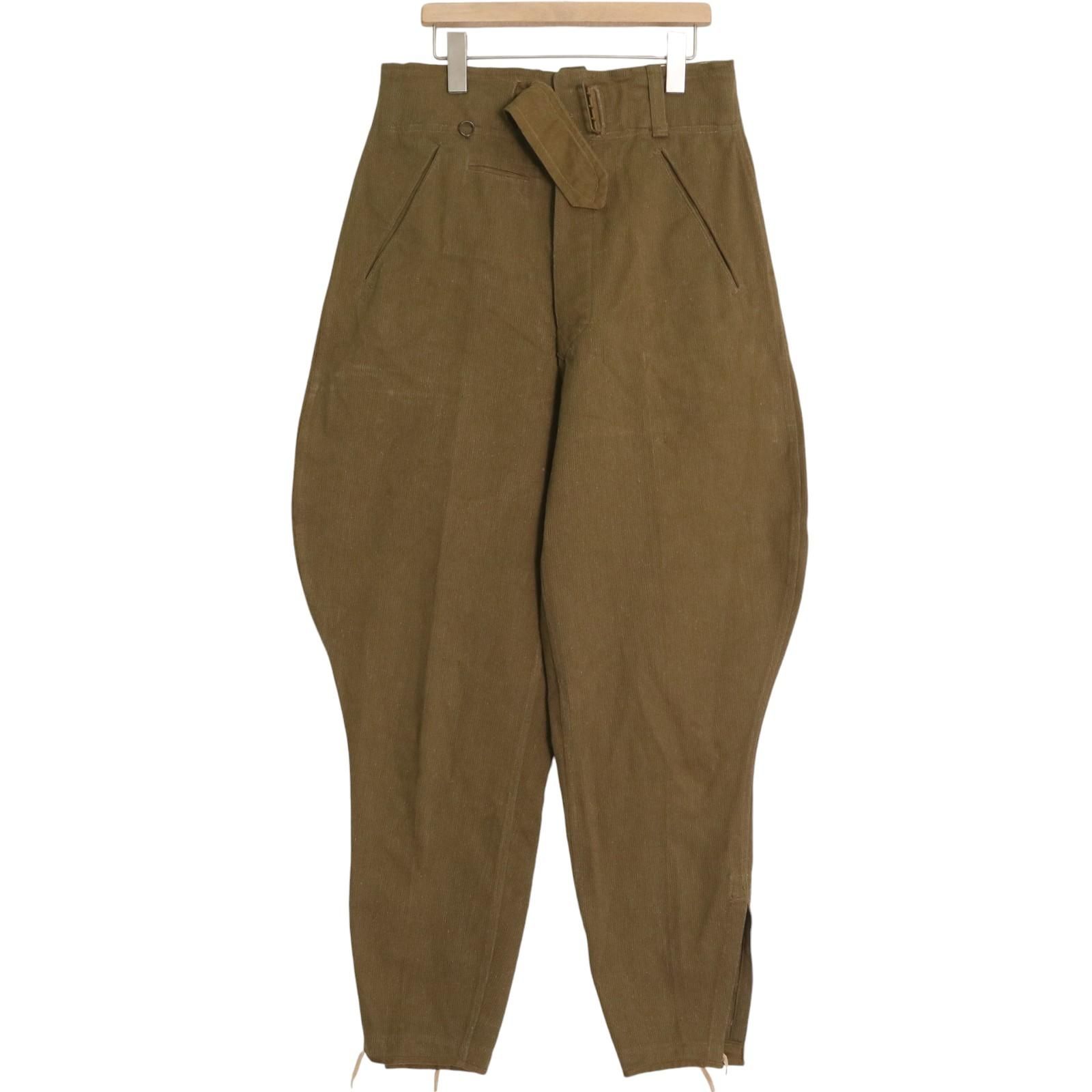 30年代 ジョッパーズパンツ ヴィンテージ コットンピケ オリーブ