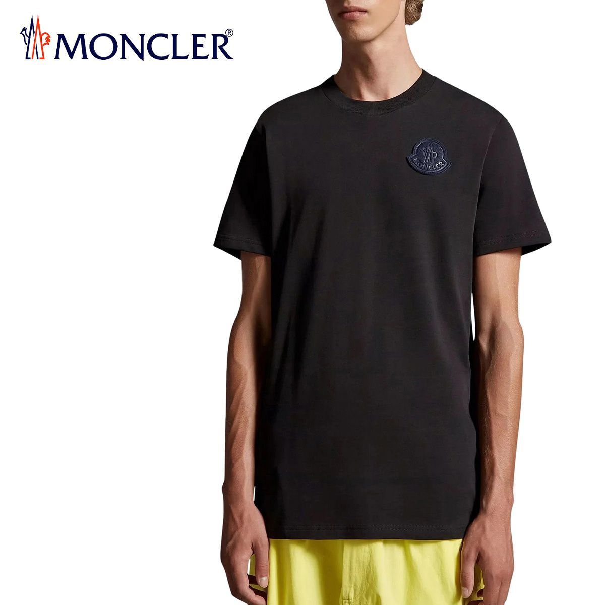 181 MONCLER モンクレール 8C00069 83927 ブラック Tシャツ カットソー ...
